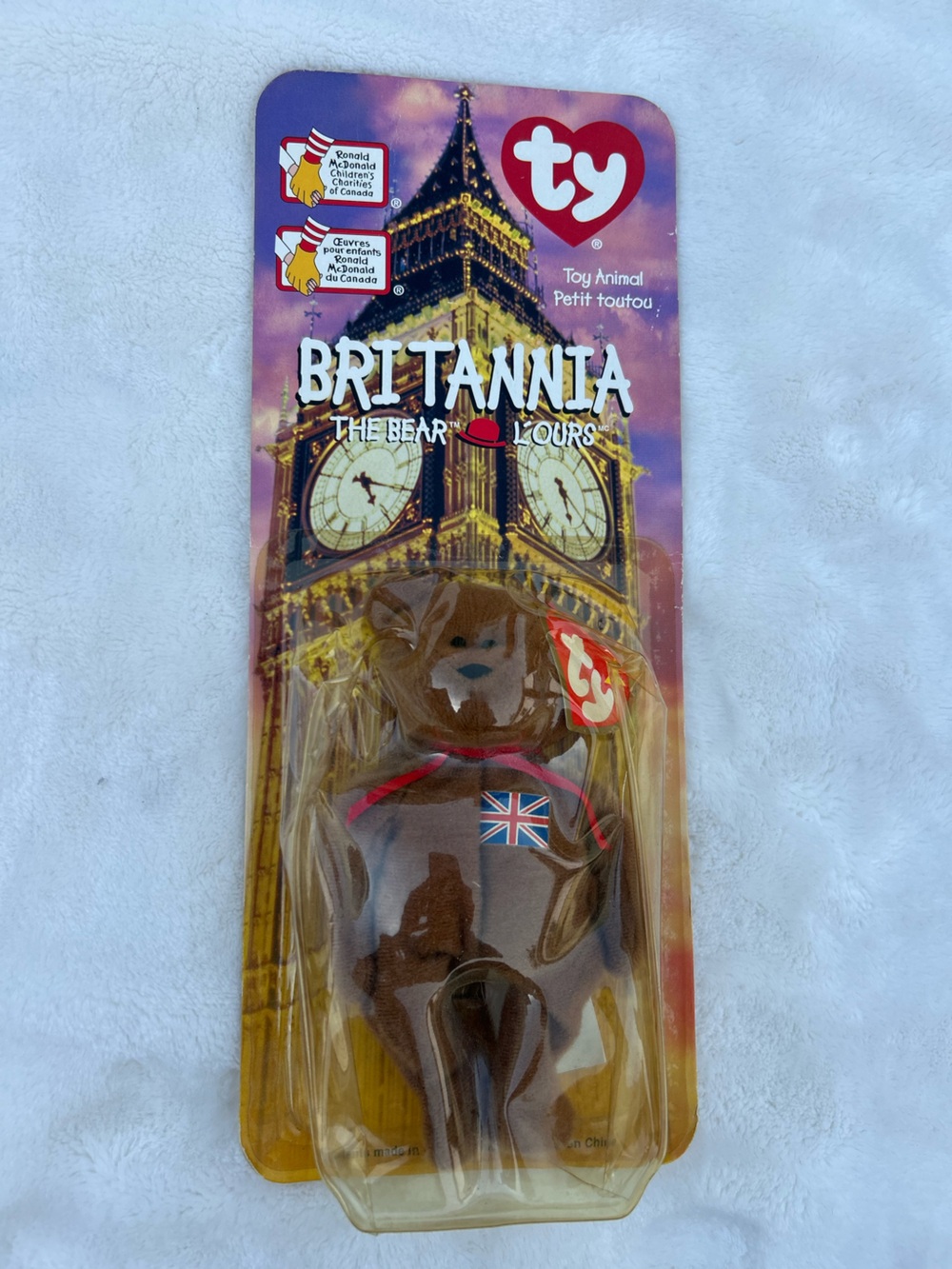 1999 Brittania the Bear TY **3 tag mistakes**